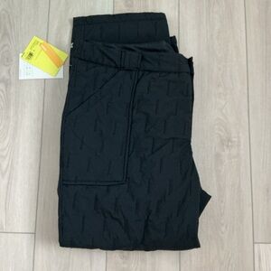 All in Motion Quilted Black Joggers